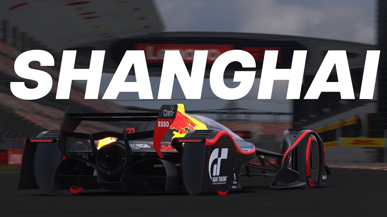 Red Bull X2010 Breaking Chinese Grand Prix Lap Record- Shanghai International Circuit, Assetto Corsa