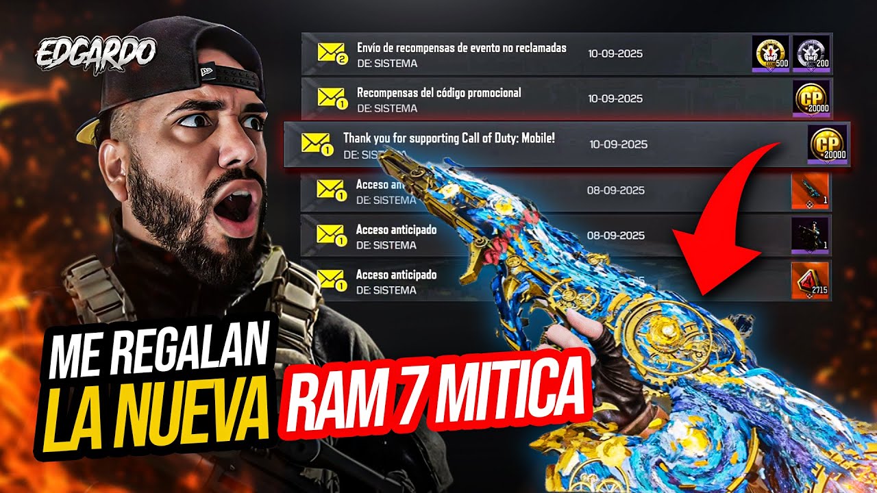 ME REGALAN LA NUEVA MITICA RAM 7 AL MAXIMO Y 40K DE CPS