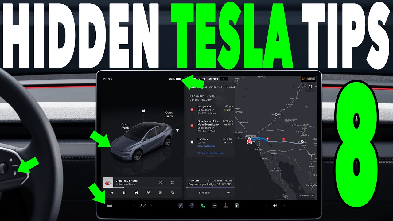 8 СКРЫТЫХ хитростей Tesla Model Y Juniper, которые упускают большинство владельцев!