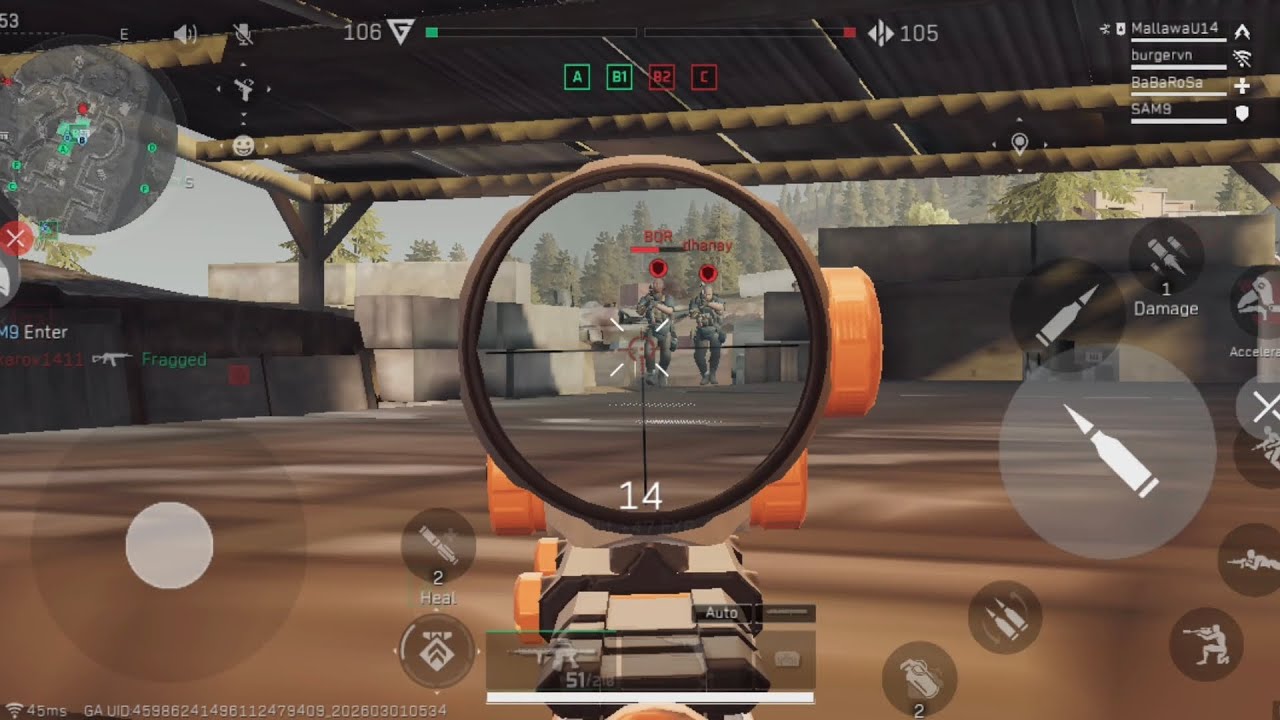 Delta Force Mobile - Trench Lines with D-Wolf on CAR-15