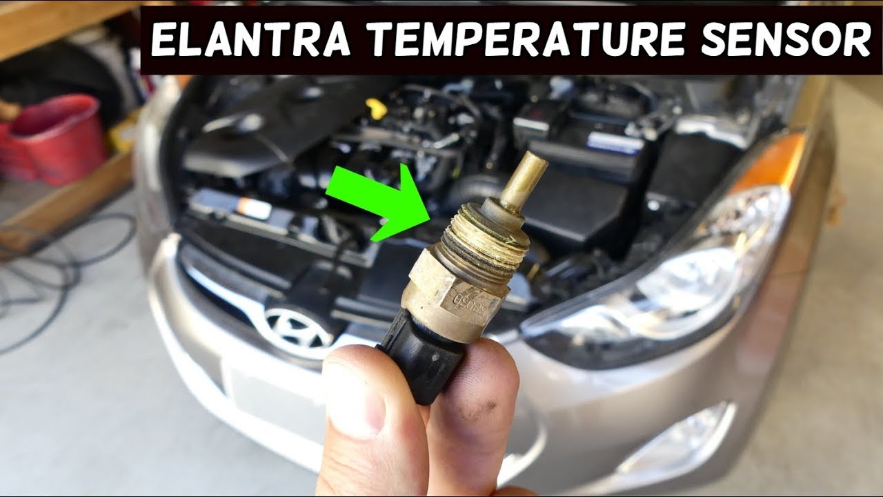 HOW TO REPLACE COOLANT TEMPERATURE SENSOR ON HYUNDAI ELANTRA
