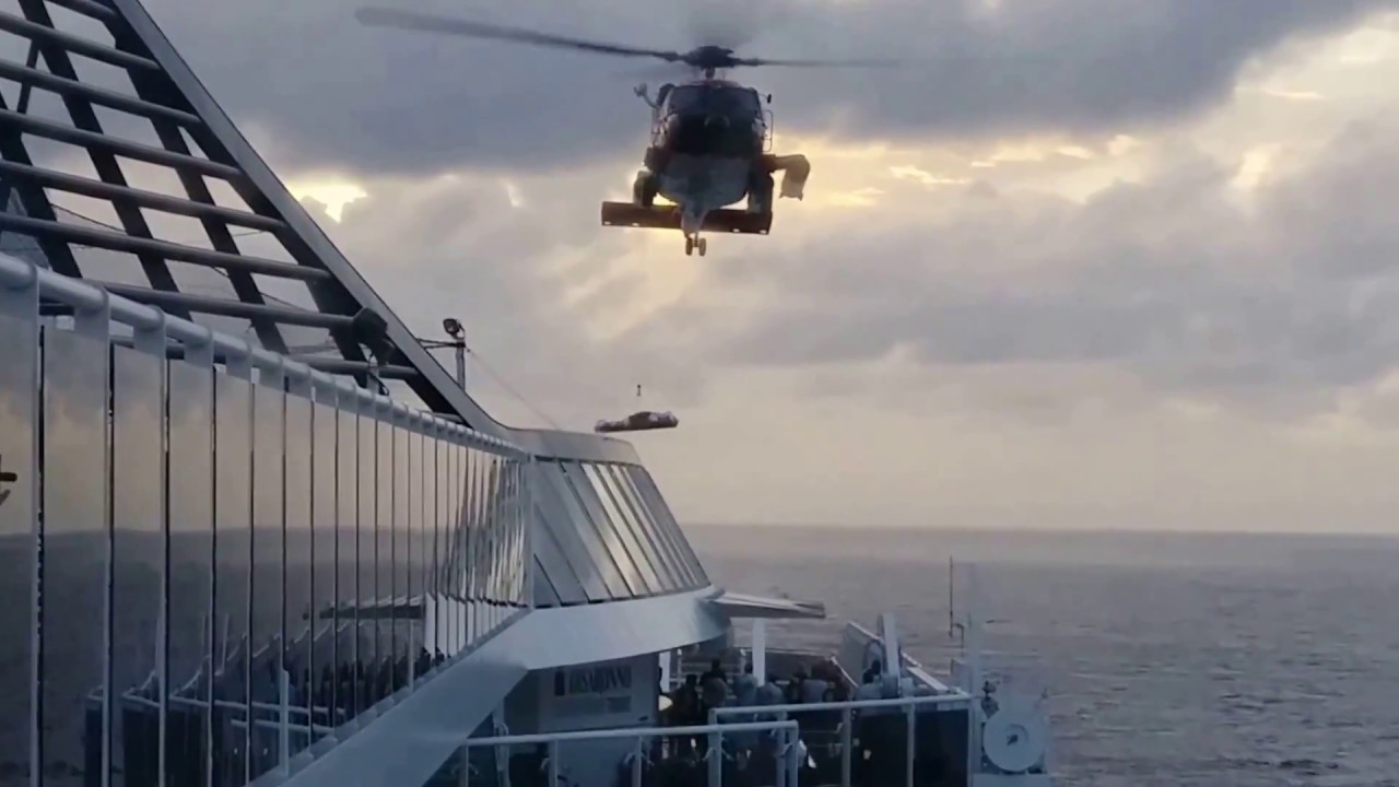 Emergency Evacuation from MSC Divina Cruise Ship