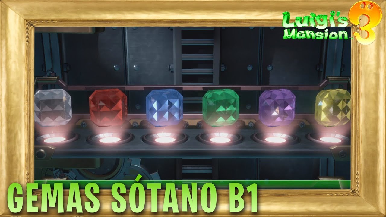 Luigi's Mansion 3 Nintendo Switch - Guía al 100% - Todas las Gemas de la Planta PB1