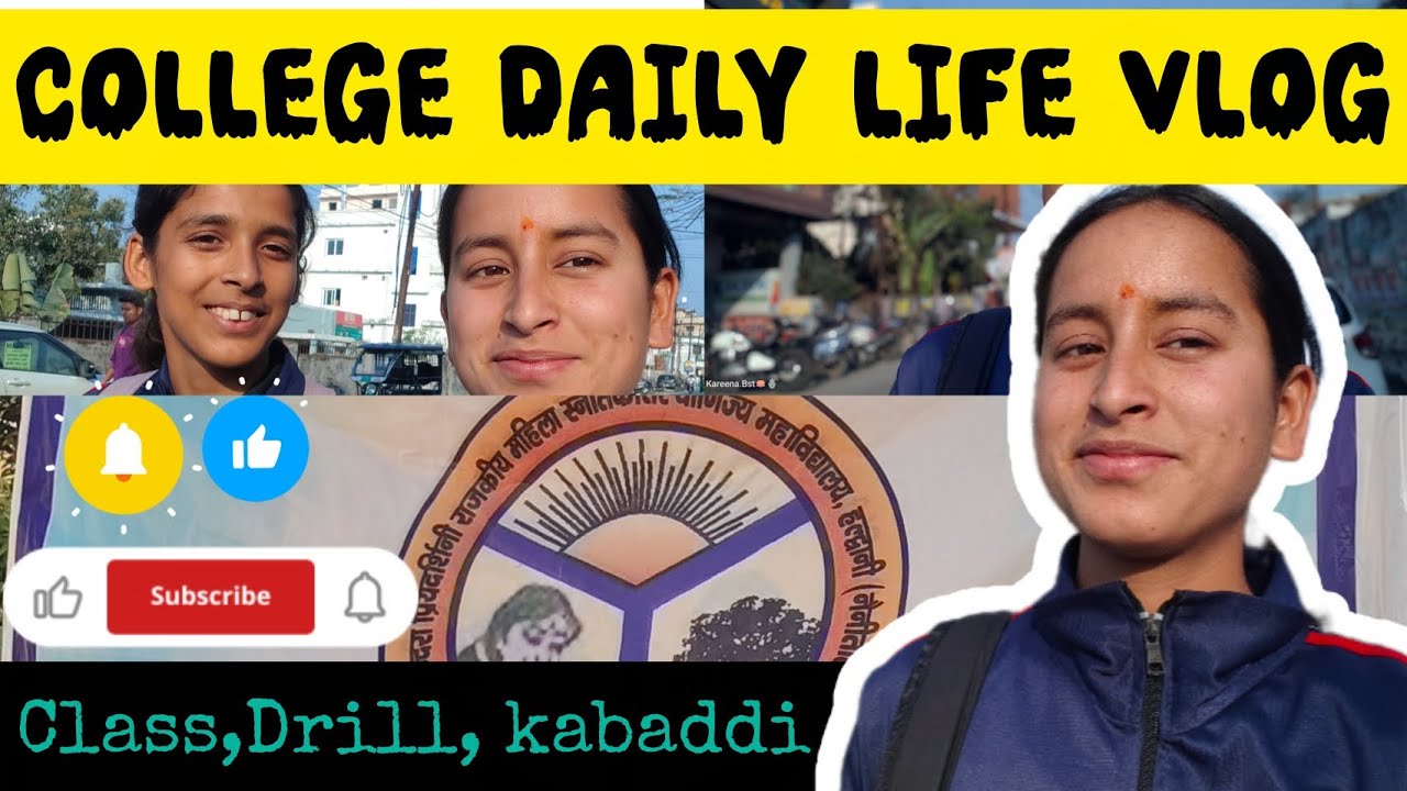 College daily life Vlog 🙂 classes, drill, kabaddi 🥲#collegelife #collegevlog #newupdate #newvlog 