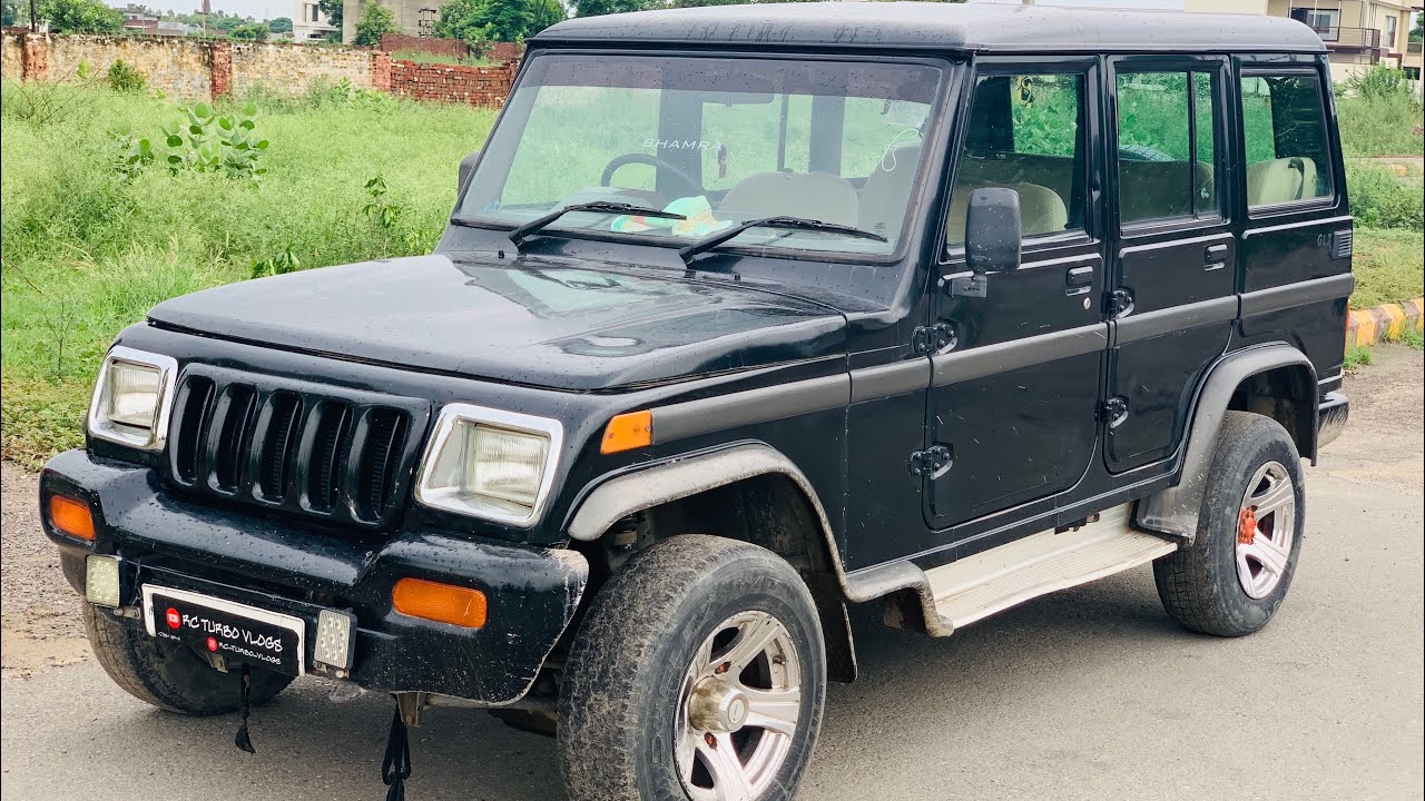 Mahindra bolero 2002  review || 18 years old model black color || Mahindra bolero