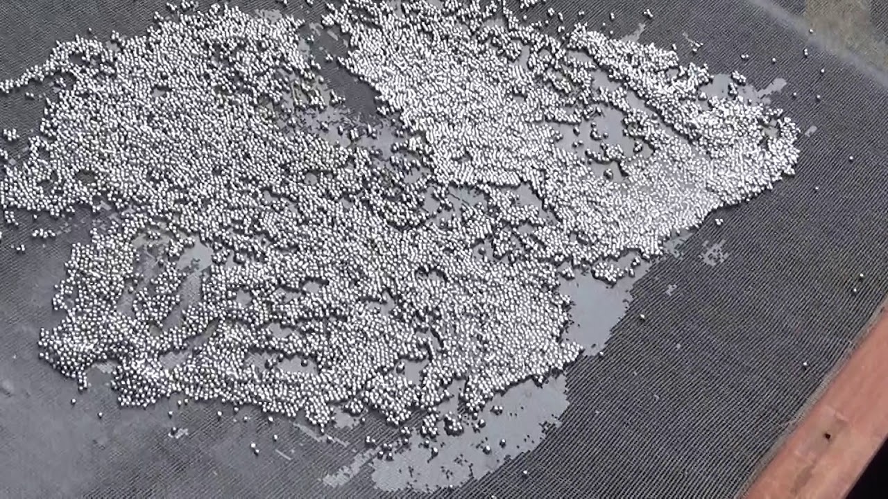 Shot making with the Magma machine.