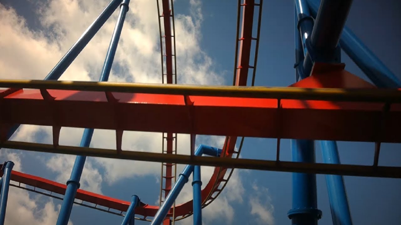 Superman: Ultimate Flight - Six Flags Great America (4K HD POV) - August 2023