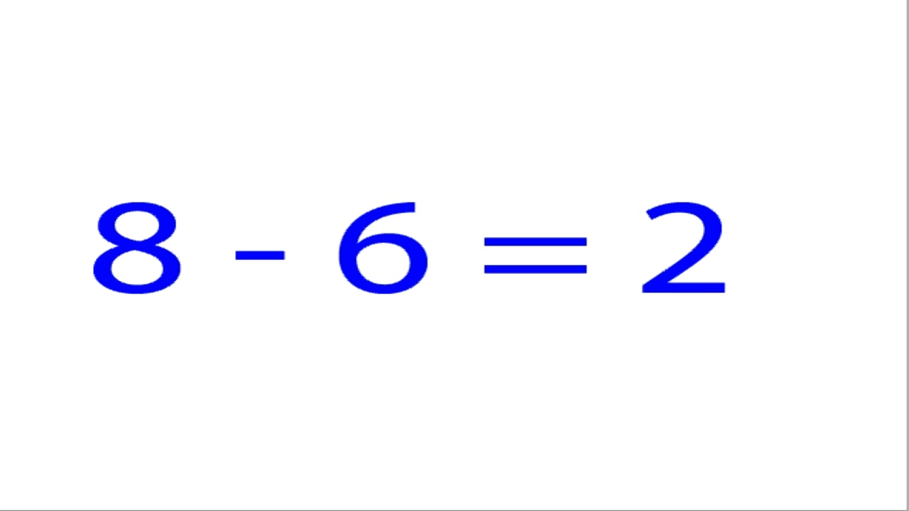 Flashcard, Subtract 6