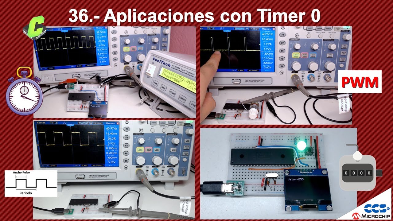 36.- Aplicaciones con Timer 0 | Curso Microcontroladores PIC