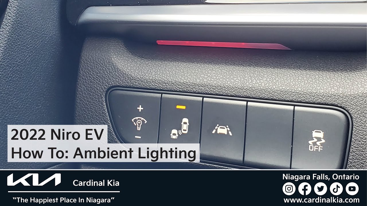 CK | Kia Niro EV 2022 года | Как изменить внешнее освещение!