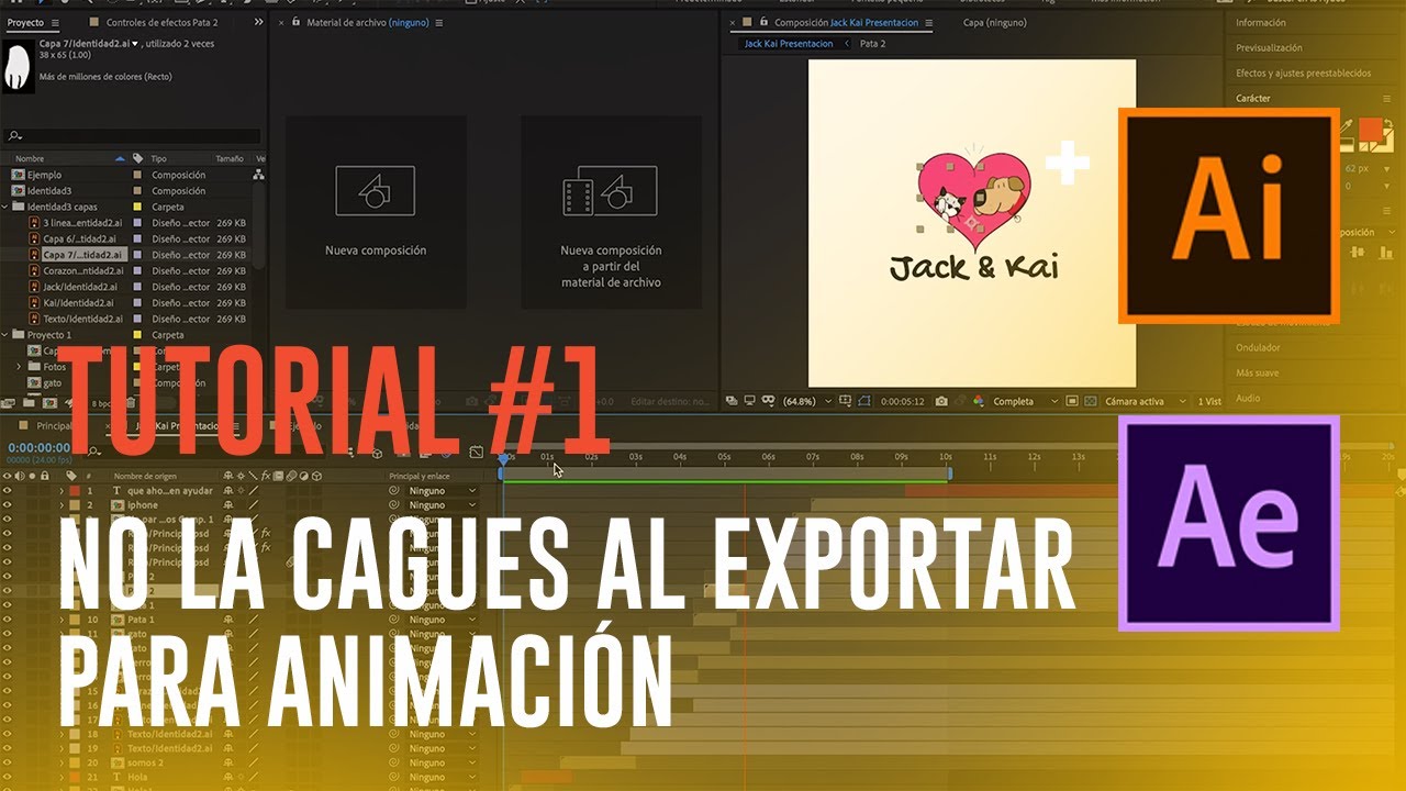 ILLUSTRATOR + AFTER EFFECTS | Exporta tus ilustraciones correctamente ✅ | #turorial