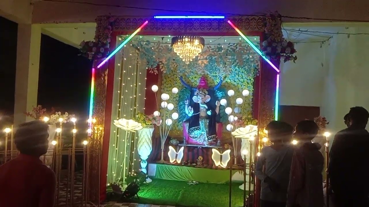 New young star society Ganpati Bappa Bihari mandir Kotra 