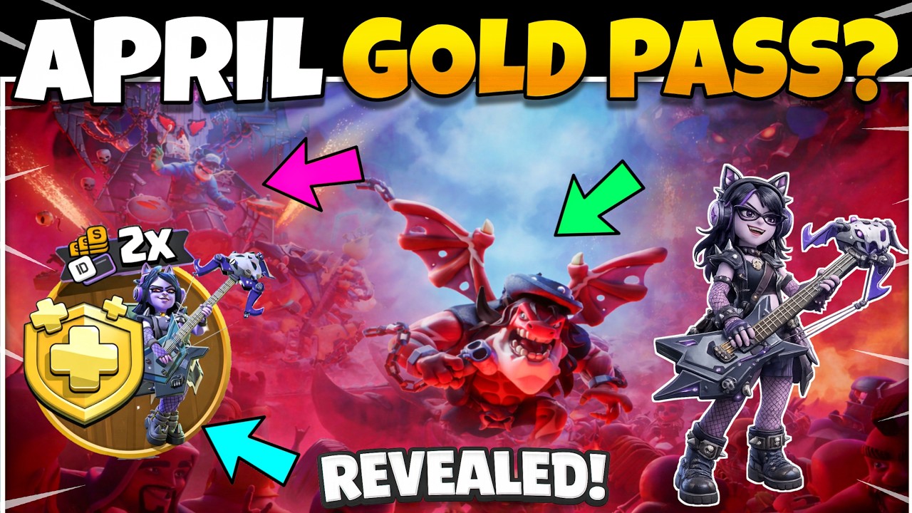 April 2026 Gold Pass & New Skins REVEALED! 😱 | Clash of Clans