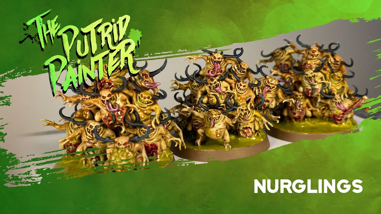 How to paint Nurglings!