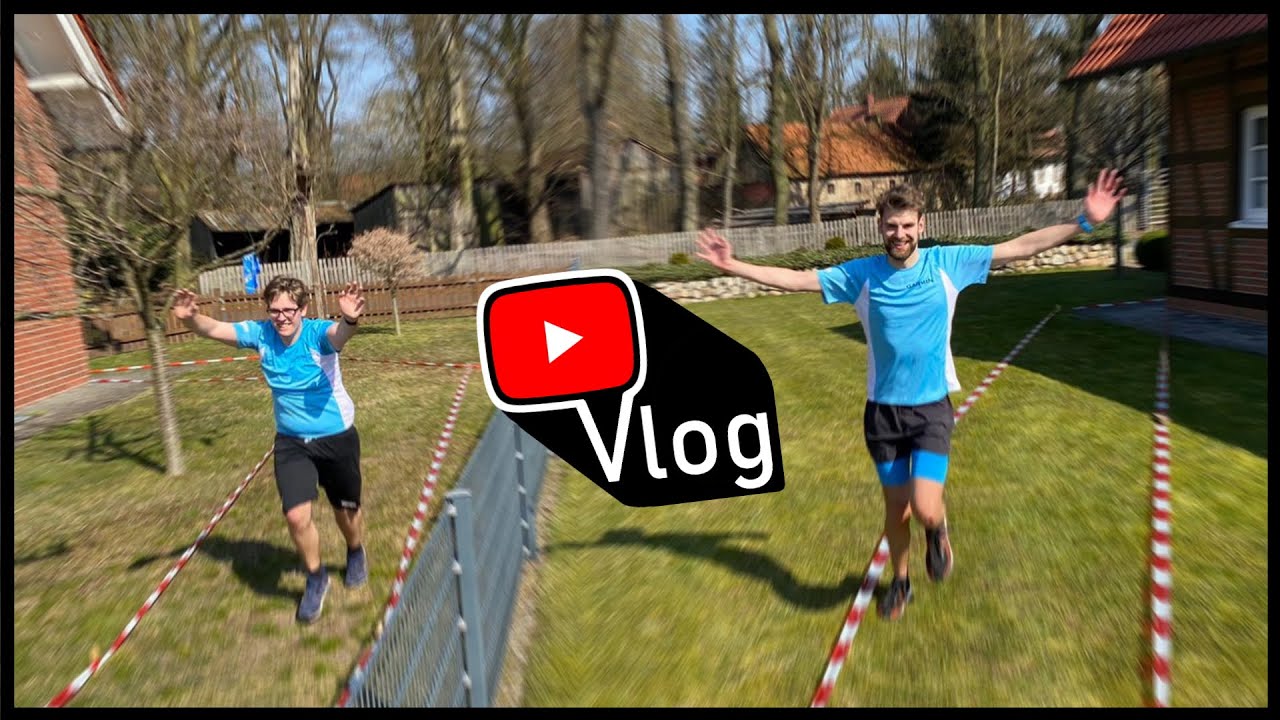 Halbmarathon im Garten gelaufen! - 237 mal ums Haus! | lukasklu