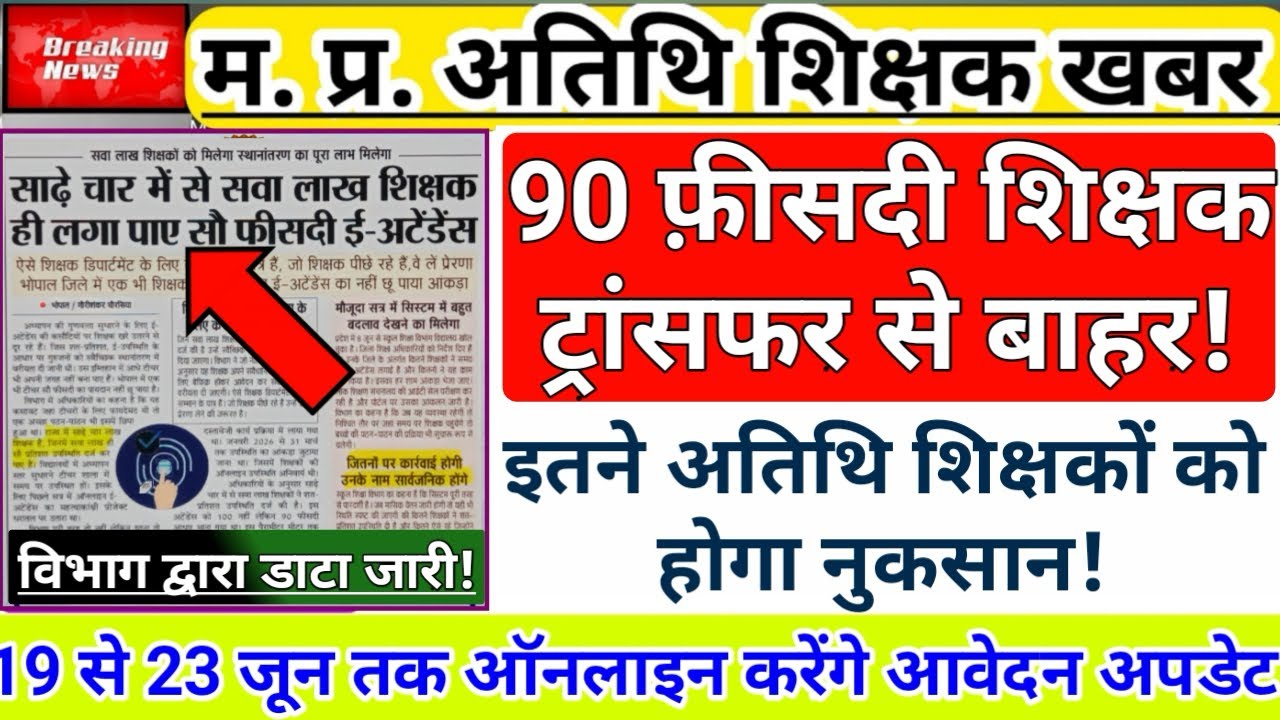 So Many Guest Teachers Will Suffer Losses | 90 Percent of Teachers Excluded from Transfers | MP T...