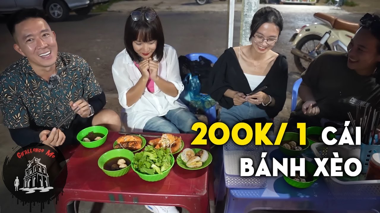Chơi ngông làm bánh xèo Tôm Hùm 200k 1 cái ở đảo Phú Quý