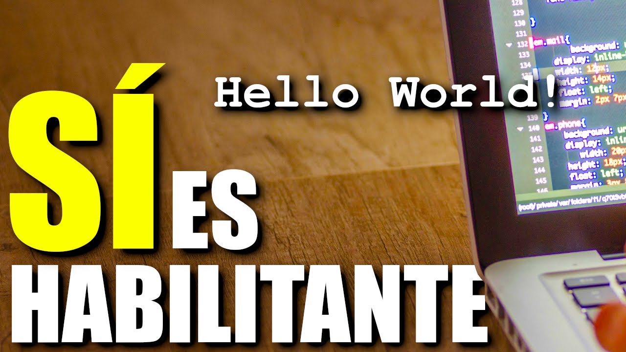 💥​INGENIER&Iacute;A INFORM&Aacute;TICA S&Iacute; ES HABILITANTE! (Y TE LO DEMUESTRO)