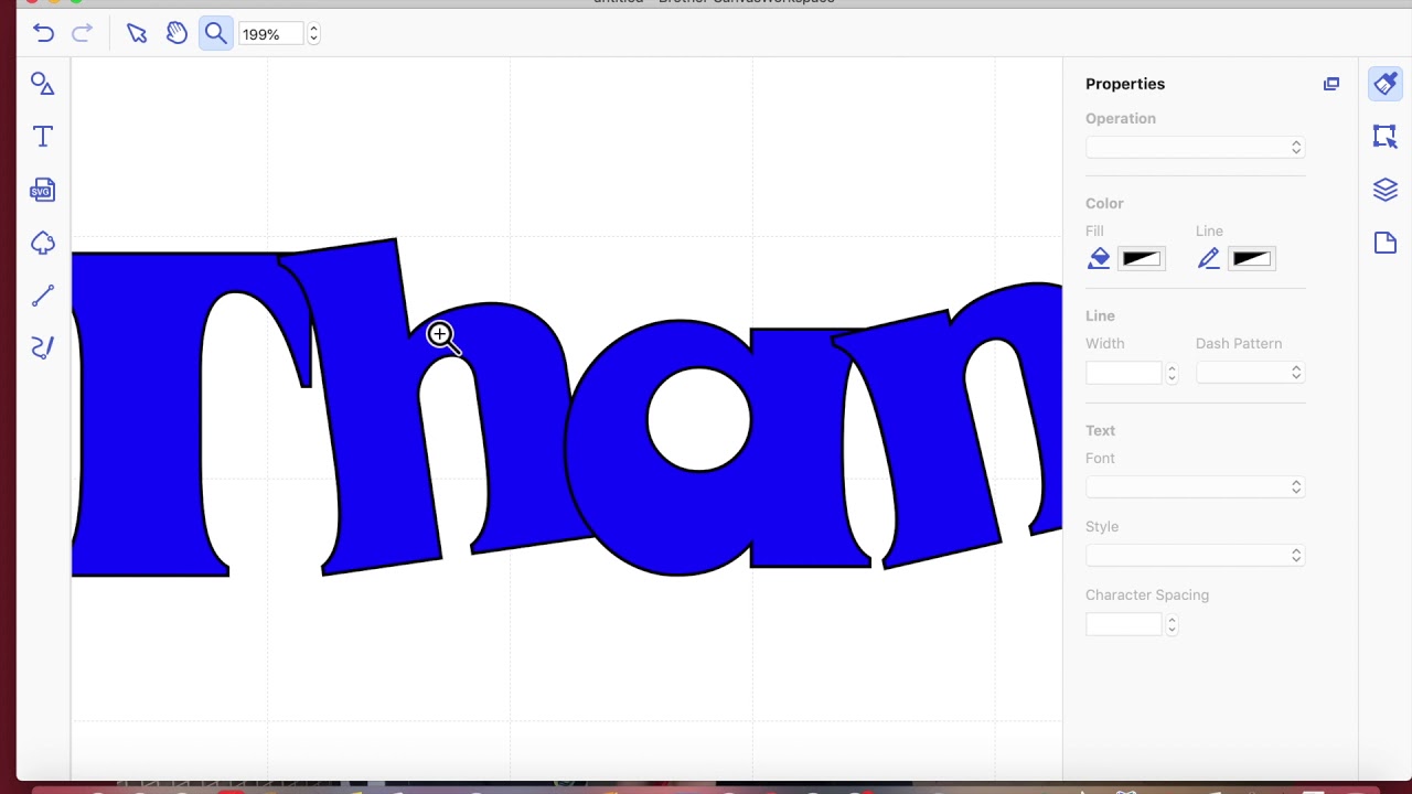 brother scan n cut tutorials Lesson 4 for newer users of canvas welding text