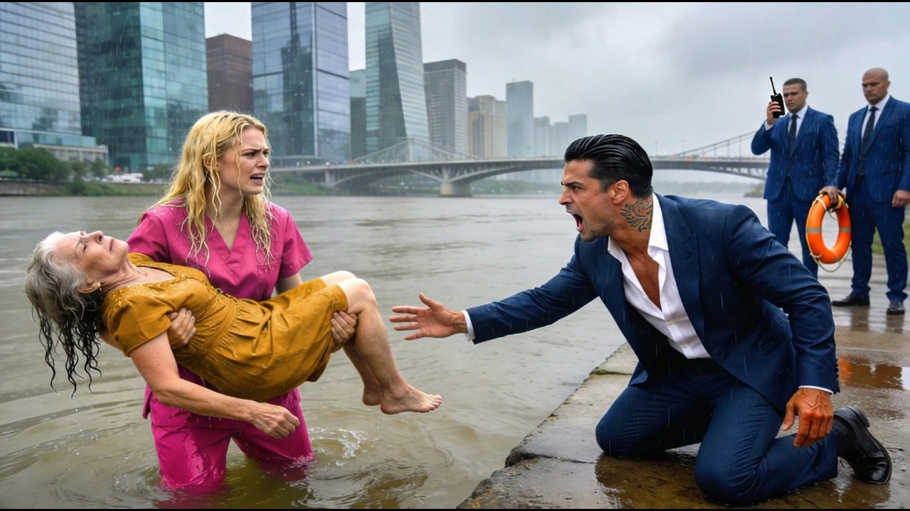 Wskoczyła do rzeki, by uratować tonącą staruszkę — nie wiedząc, że to matka groźnego szefa mafii.