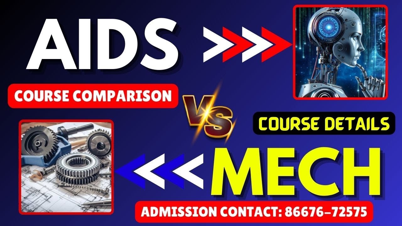 AIDS VS MECH  Course Comparison 2025|#youtube #videos #trending #comparison #aids #mechanical #top10
