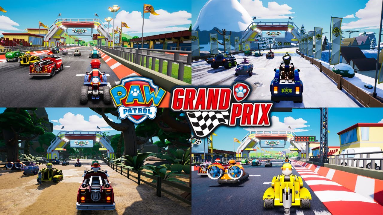 PAW Patrol: Grand Prix - All Tracks - PAWsome Racing!