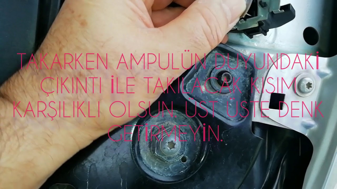 JETTA UZUN VE KISA FAR AMPULÜ MONTAJI