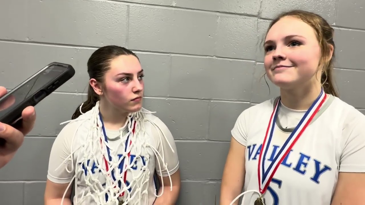 Valley’s Kirsten Bigelow and Delia Hill reflect on winning Class S South regional final 