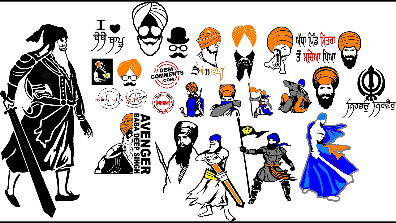 panjabi redium cutting stickers design download  ranjeet arts pamgarh