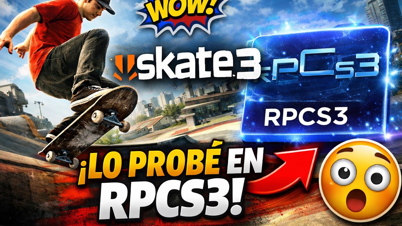 Skate 3 en RPCS3 se rompe COMPLETAMENTE 😨