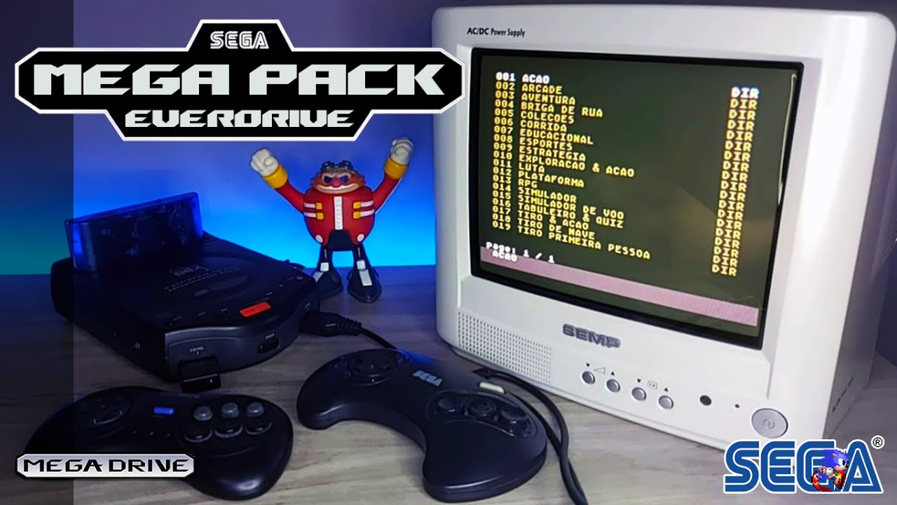 MEGA PACK 2024: EVERDRIVE - Pack de JOGOS para MEGA DRIVE