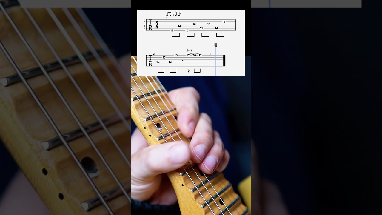 Crazy Octaves: my members get tabs like this! #guitarist #leadguitar #guitarlicks