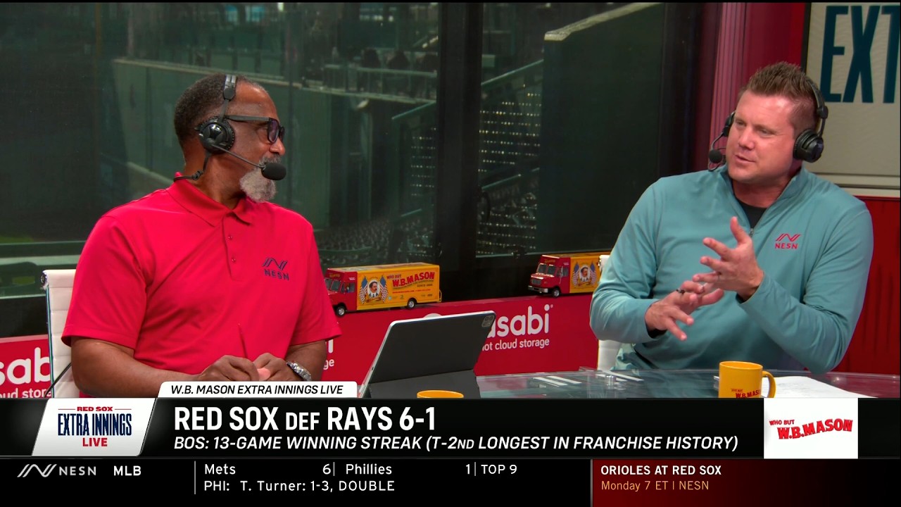 Послематчевый обзор NESN после 13-й ПОБЕДЫ Red Sox ПОДРЯД! 2-я по длительности победная серия в и...