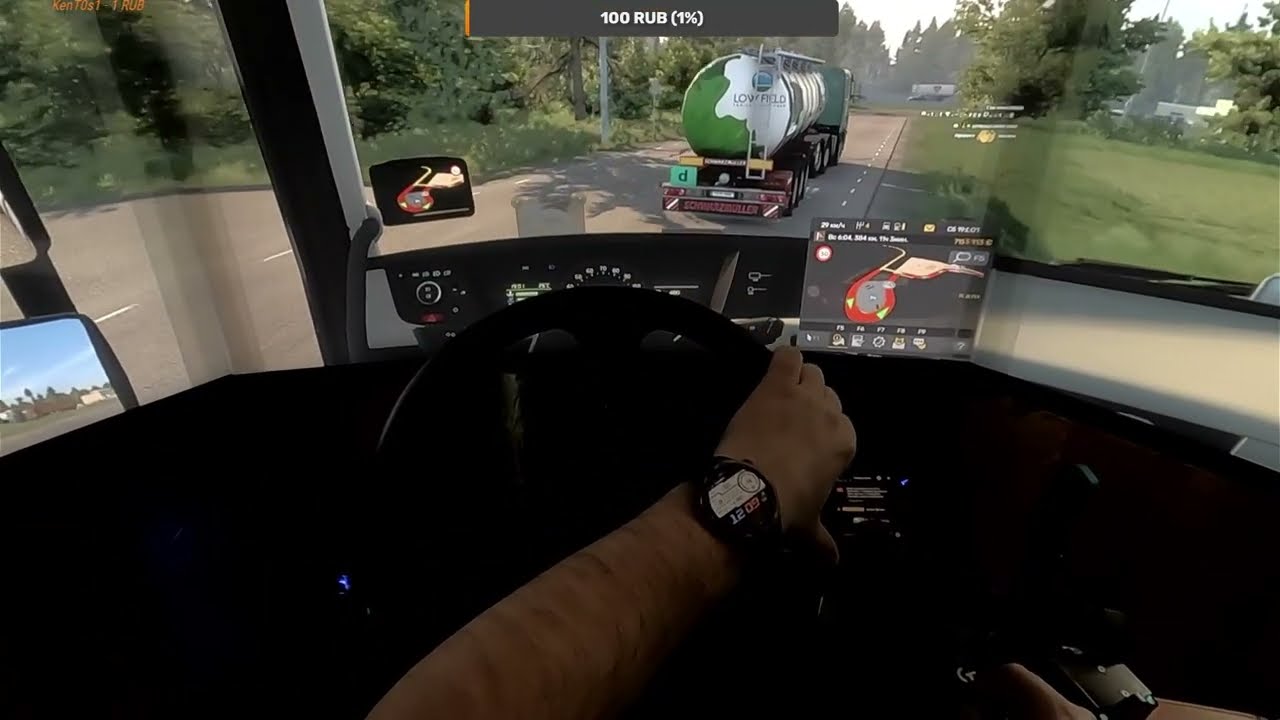 Euro Truck Simulator 2 Прямая трансляция пользователя PRO ИГРЫ