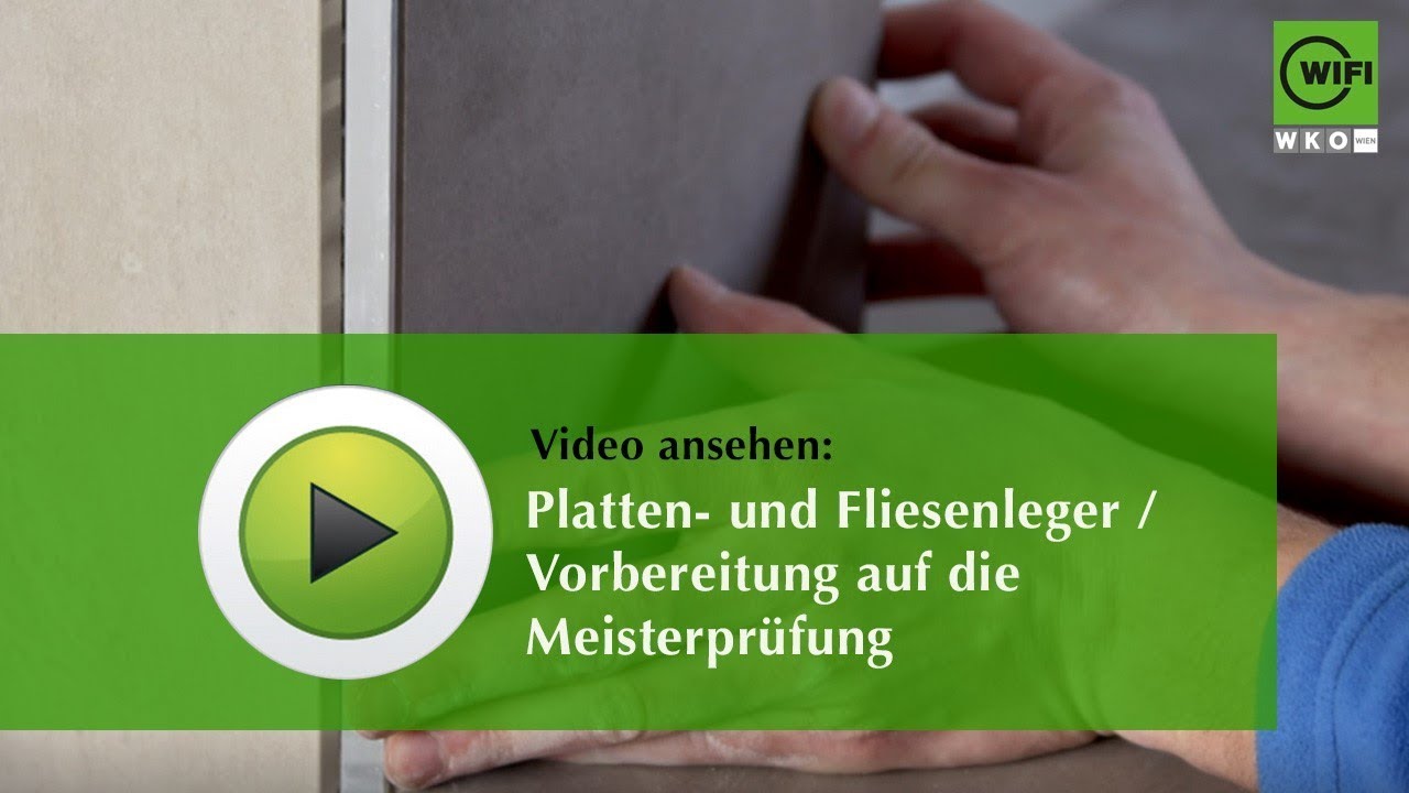 Platten- und Fliesenleger / Vorbereitung auf die Meisterprüfung