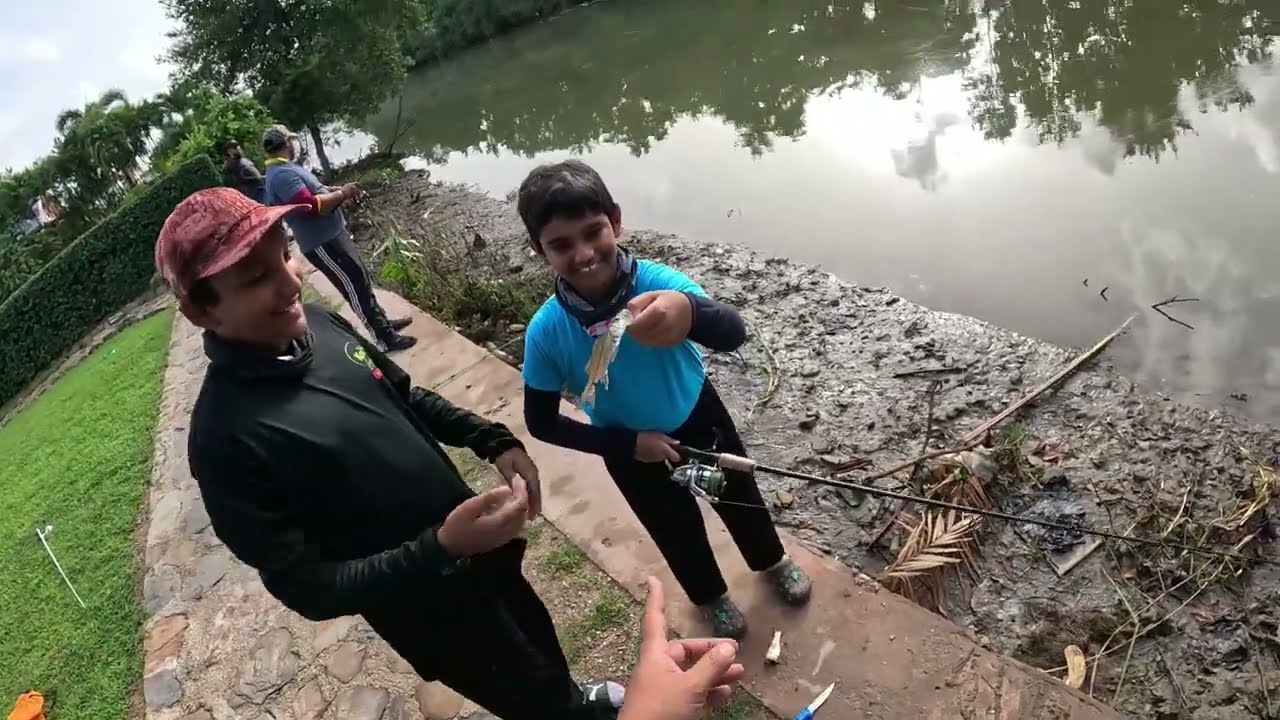 RIVER FISHING IN TRINIDAD - Fish After Fish With The Youths In The Backyard!!!