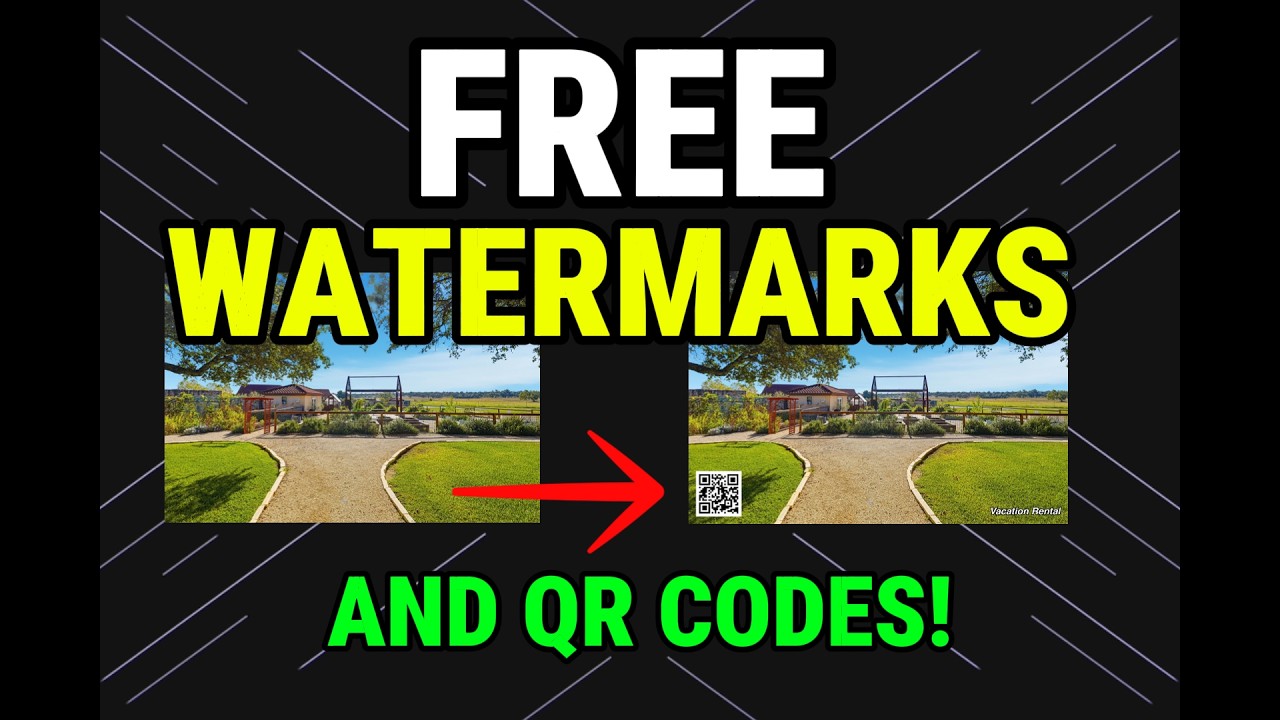 FREE Watermarks and QR codes for PHOTOS