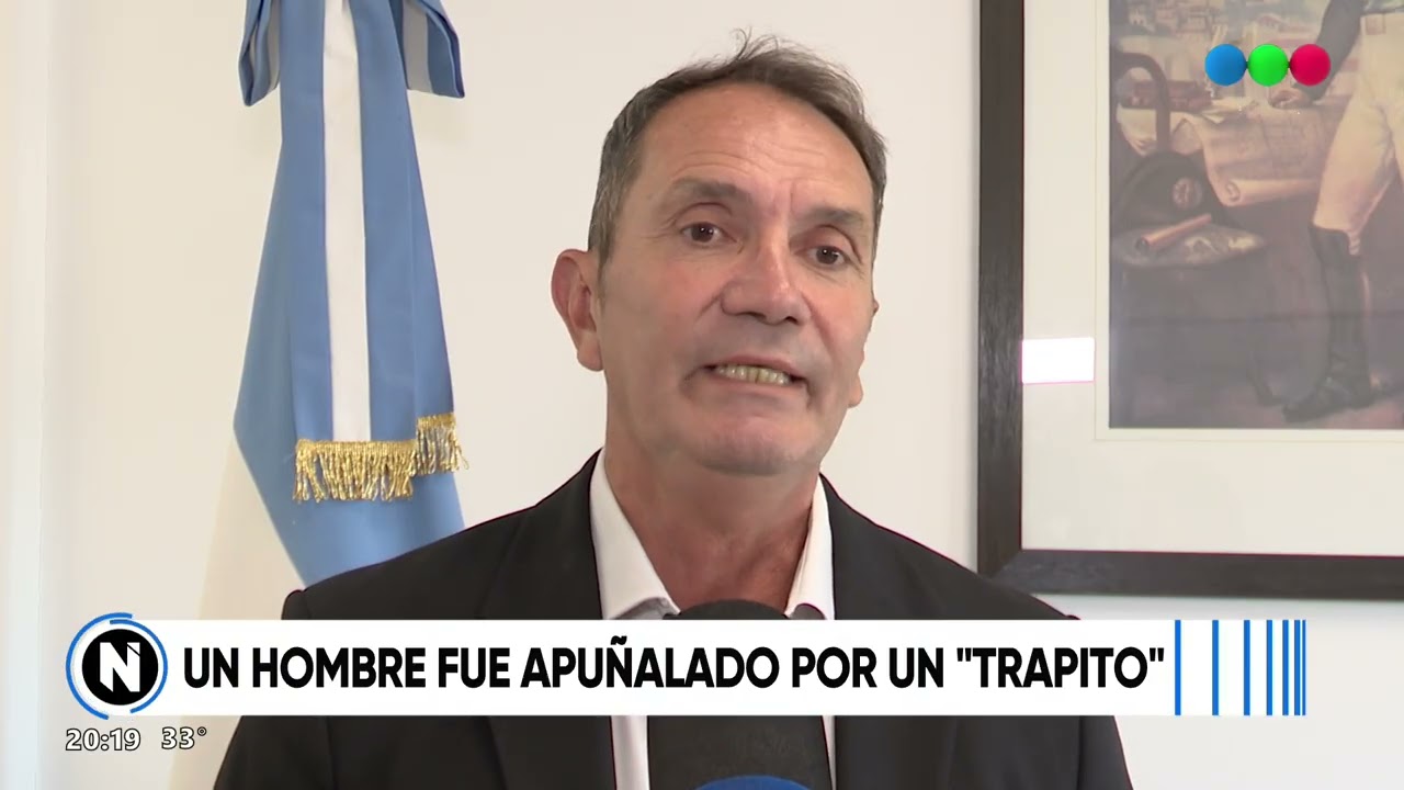 Un hombre fue apuñalado por un 