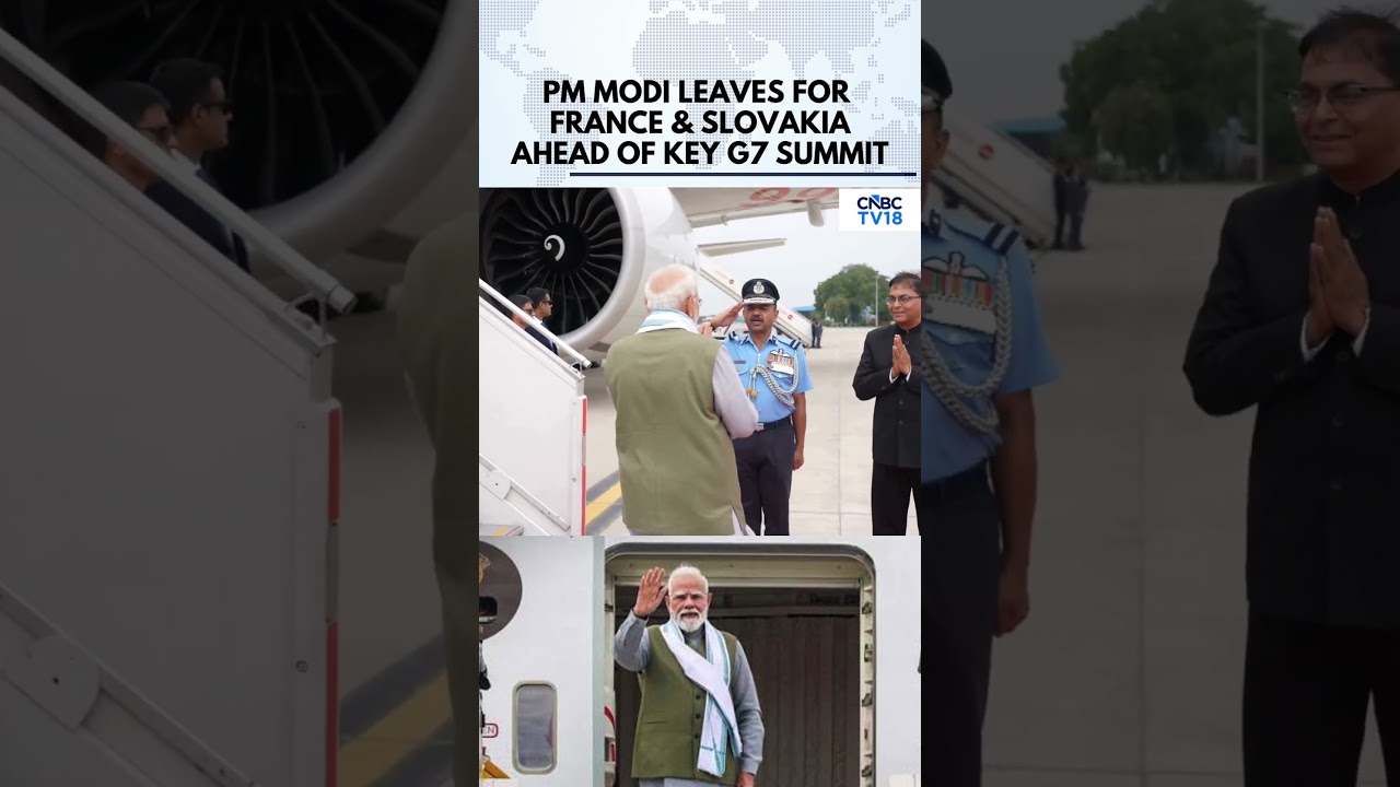 PM Modi Embarks On France & Slovakia Visit | To Attend G7 Summit In Evian | Global Diplomacy | N18G