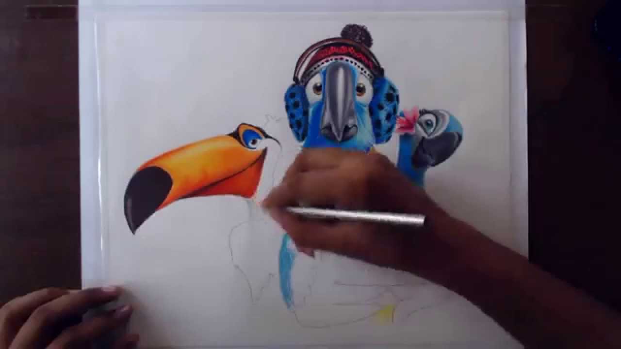 Rio 2 - Drawing - Colored Pencils