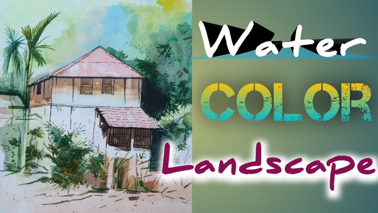 Meine aaj landscap ka work kiya ☺️🎨🖌️