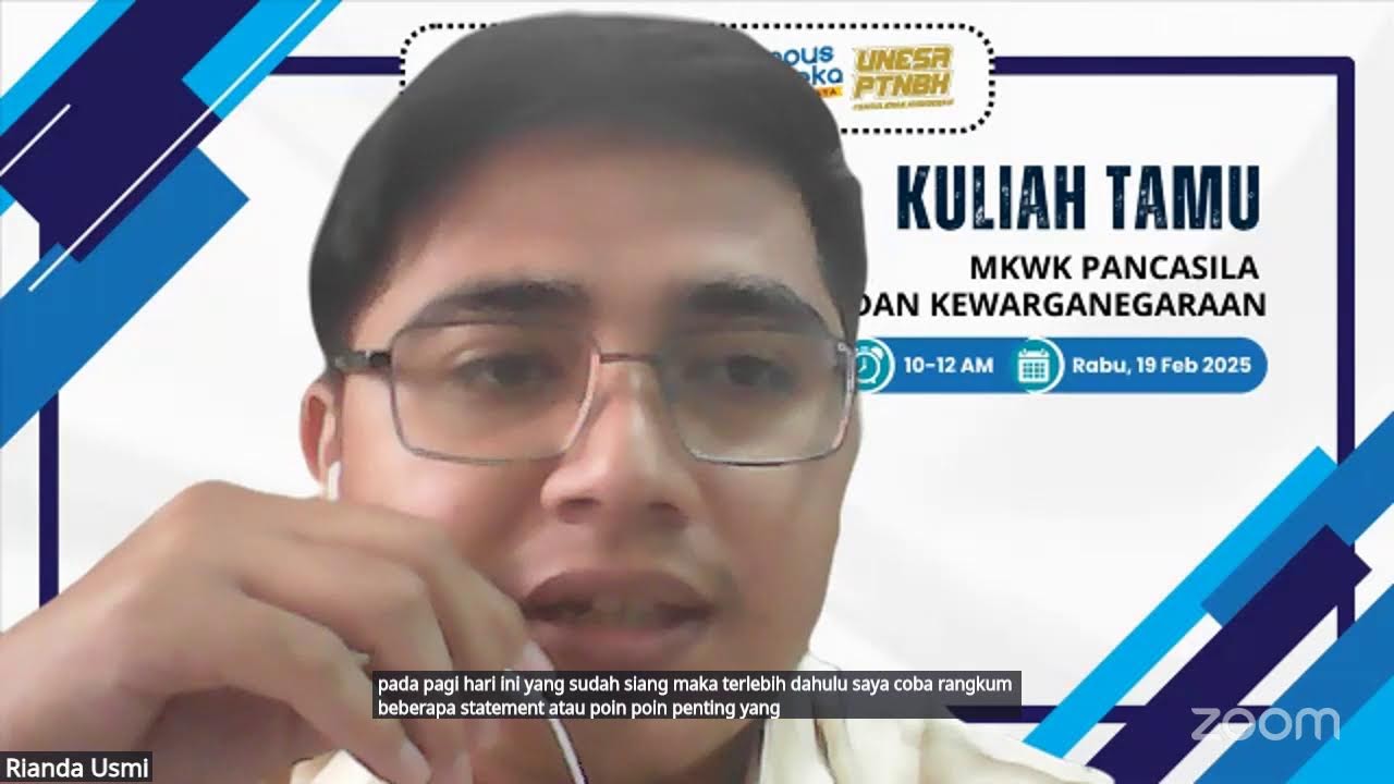 Kuliah Umum Pancasila dan Kewarganegaraan
