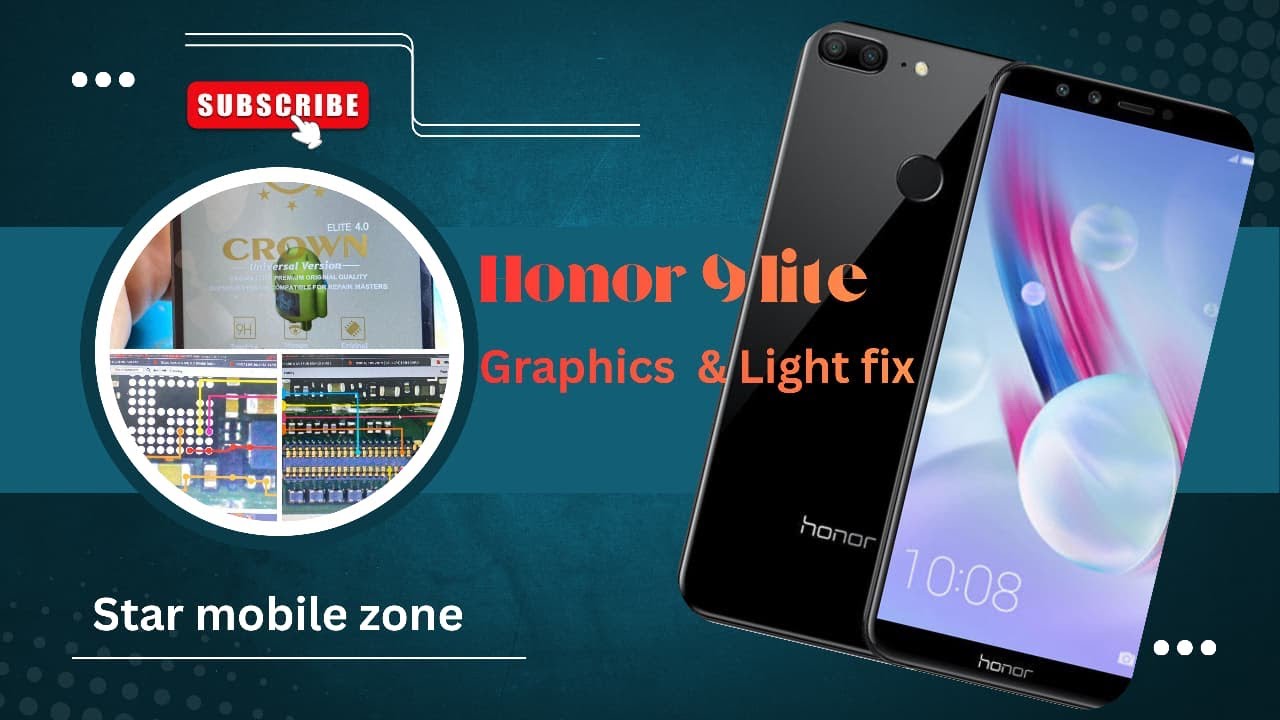 Honor 9 Lite Graphics Problem & Light Issue Fixed | Full Repair Process