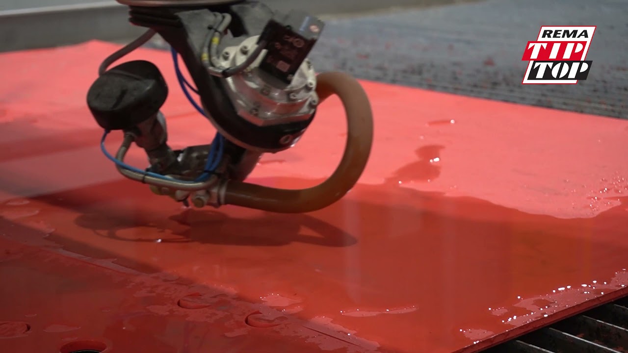 Water Jet Cutter revolutionising rubber preparation in WA Rubber Lining workshop