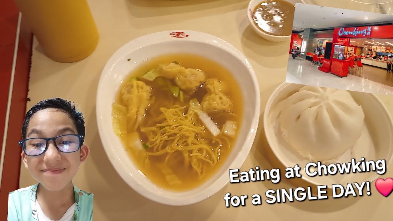 Eating at Chowking for a SINGLE DAY!!!
