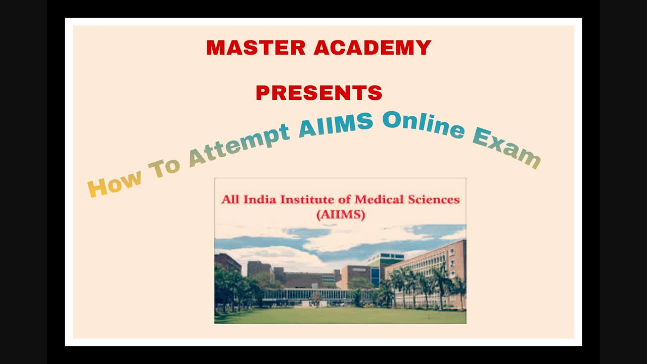 How to Attempt AIIMS Online Exam DO & DON