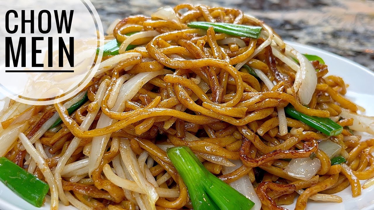 Simple Soy Sauce Chow Mein | Chow Mein With Onion And Bean sprouts Recipe Better Than Taker Out