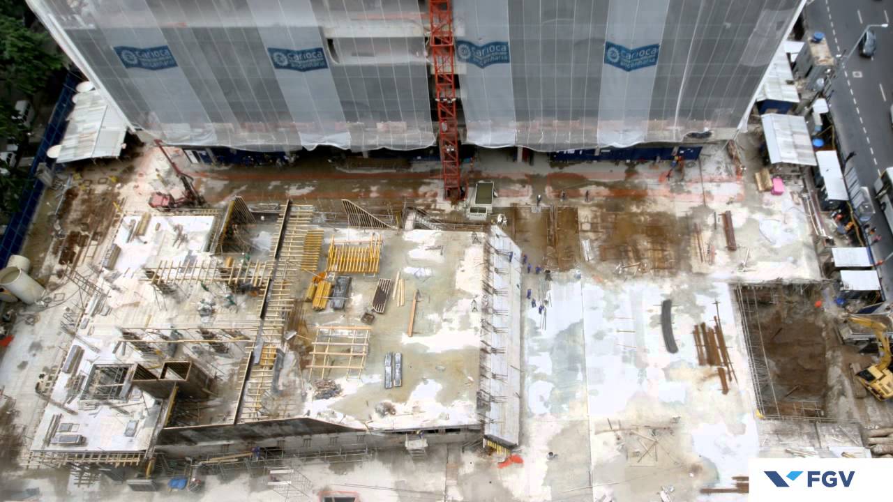 FGV - Time-lapse em HD da Construção da Torre Oscar Niemeyer