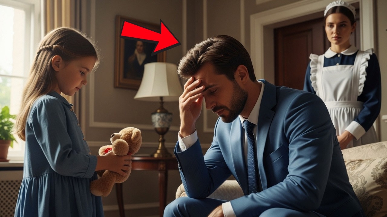 Milionario era triste da giorni… finché la Figlia della Domestica fece qualcosa di incredibile.