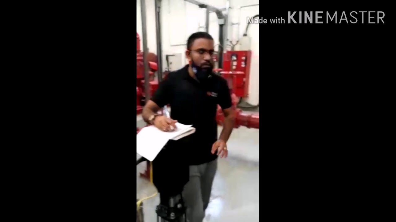 Vibration testing of fire pumps